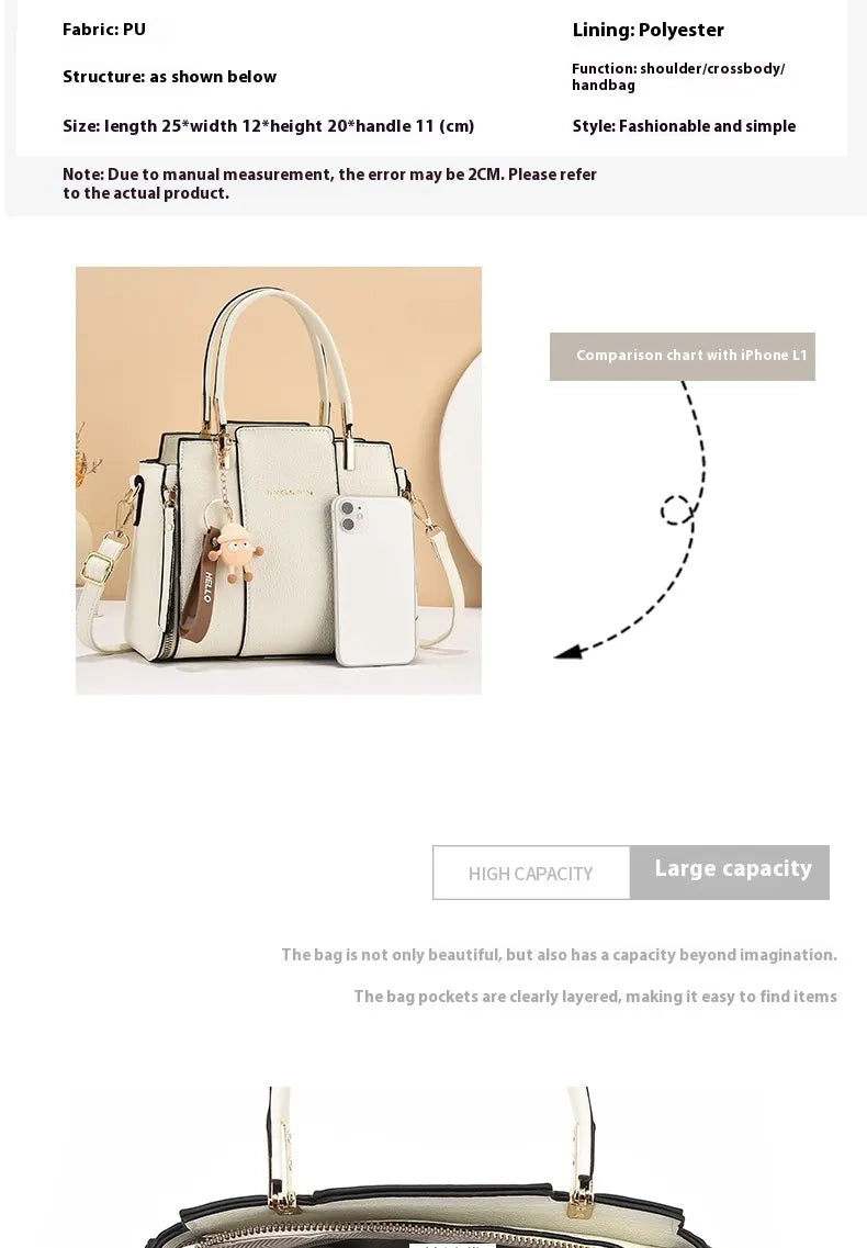 Versatile New Fashion Elegant Handbag