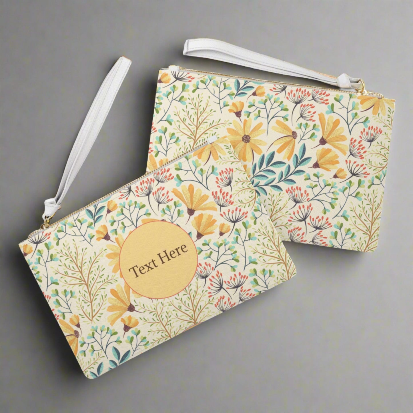 Clutch Bag - Personalize With Floral Designs