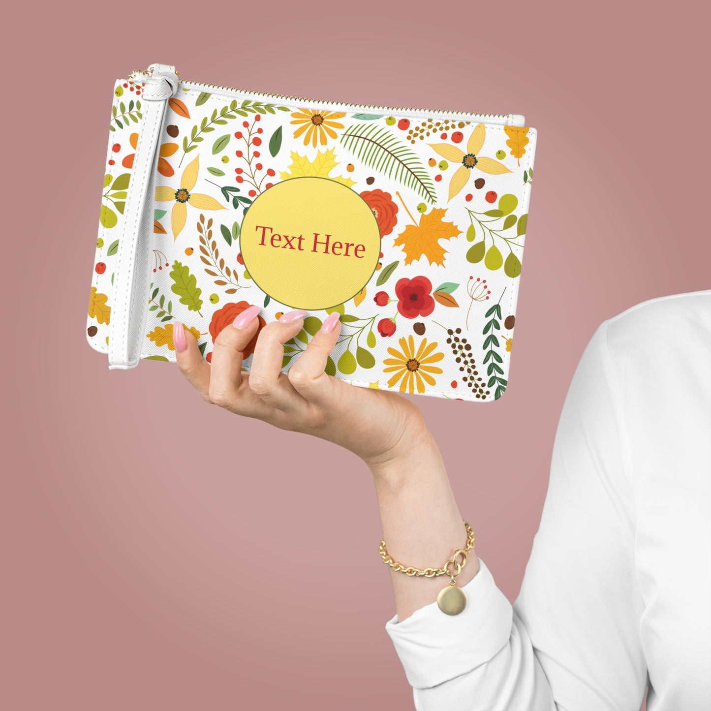 Clutch Bag - Personalize With Floral Designs