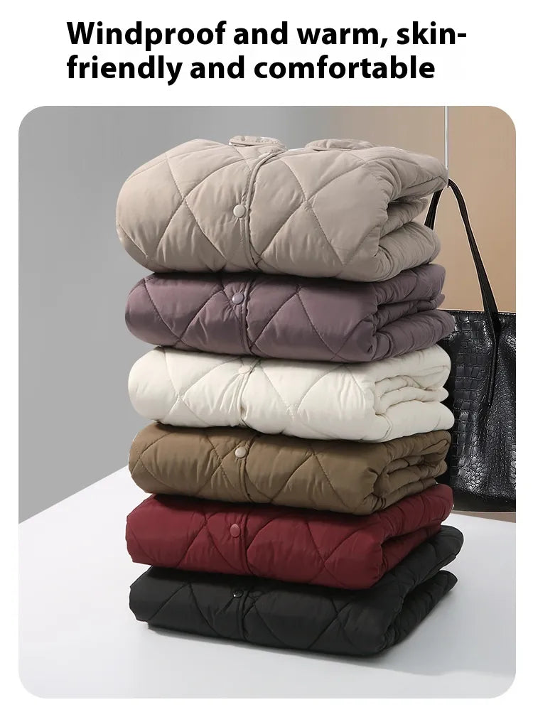 Women's Loose-fitting Lightweight Thin Coat Cotton-padded Jacket
