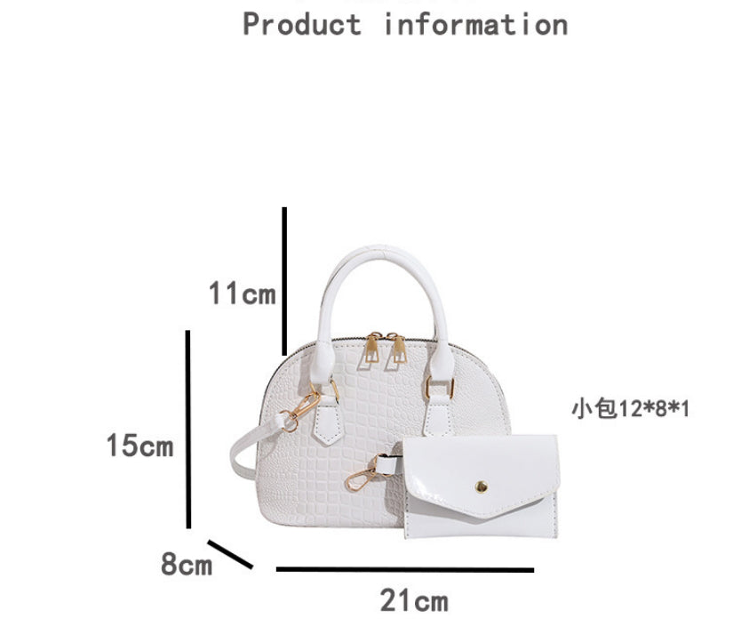 Women's Simple Shoulder Messenger Bag Shell Bag