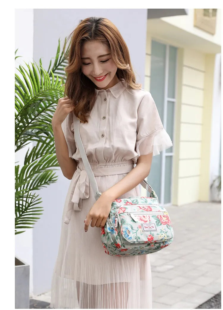 Printed Shoulder Bag Lightweight Outdoor Simplicity Travel