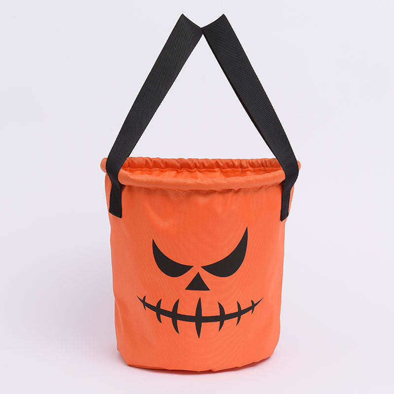 Halloween Basket Luminous Pumpkin Bag Children's Portable Candy Bag