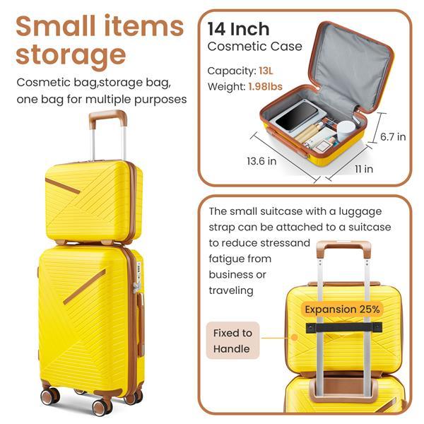 4-Piece Expandable Spinner Luggage Set- FREE USA SHIPPING