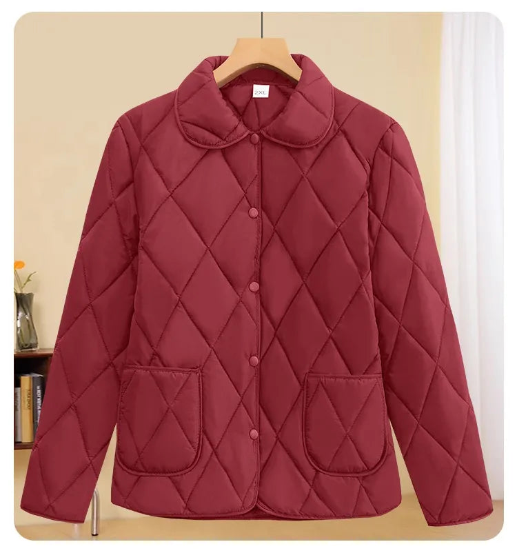 Women's Loose-fitting Lightweight Thin Coat Cotton-padded Jacket