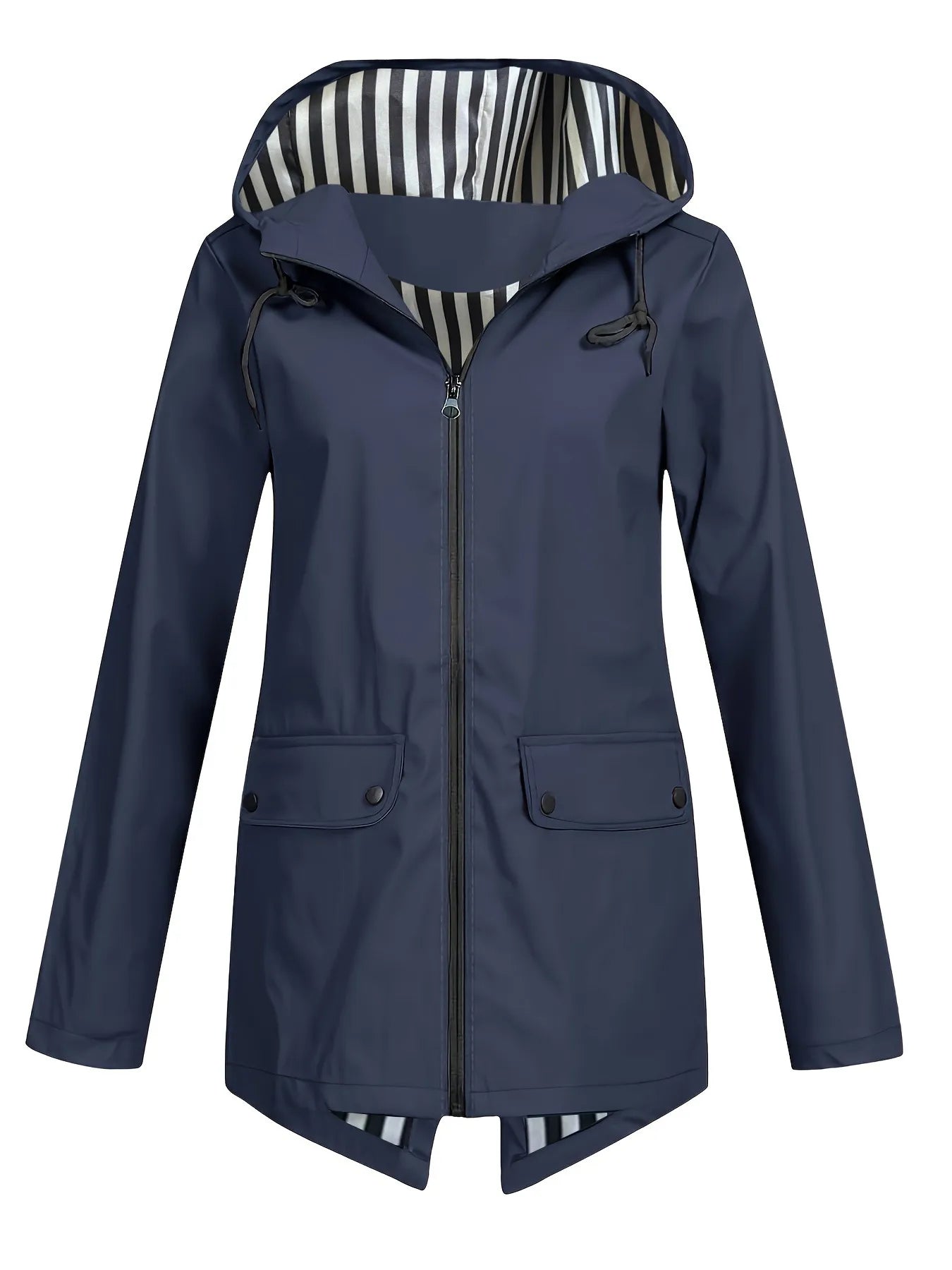 Women's Zipper Hooded Outdoor Windproof Thin Coat