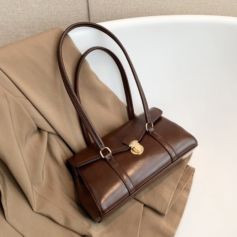 Retro High-grade Underarm Document Tote Bag Women