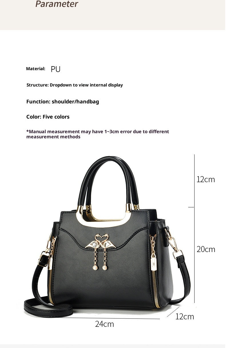 Retro Portable Crossbody Large Capacity Commuter Bag
