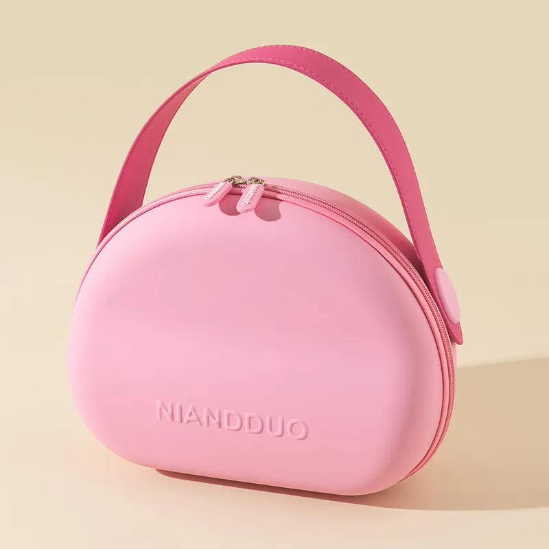 Dopamine-color Shell-shape Multi-purpose Cosmetic Handbags For Women