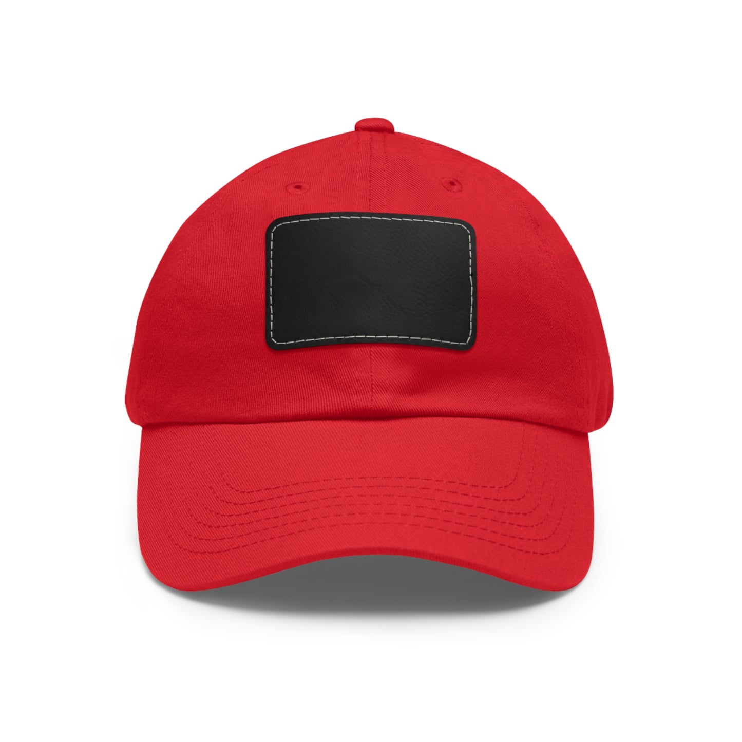 Dad Hat with Leather Patch (Rectangle) - Personalize With Country Flags