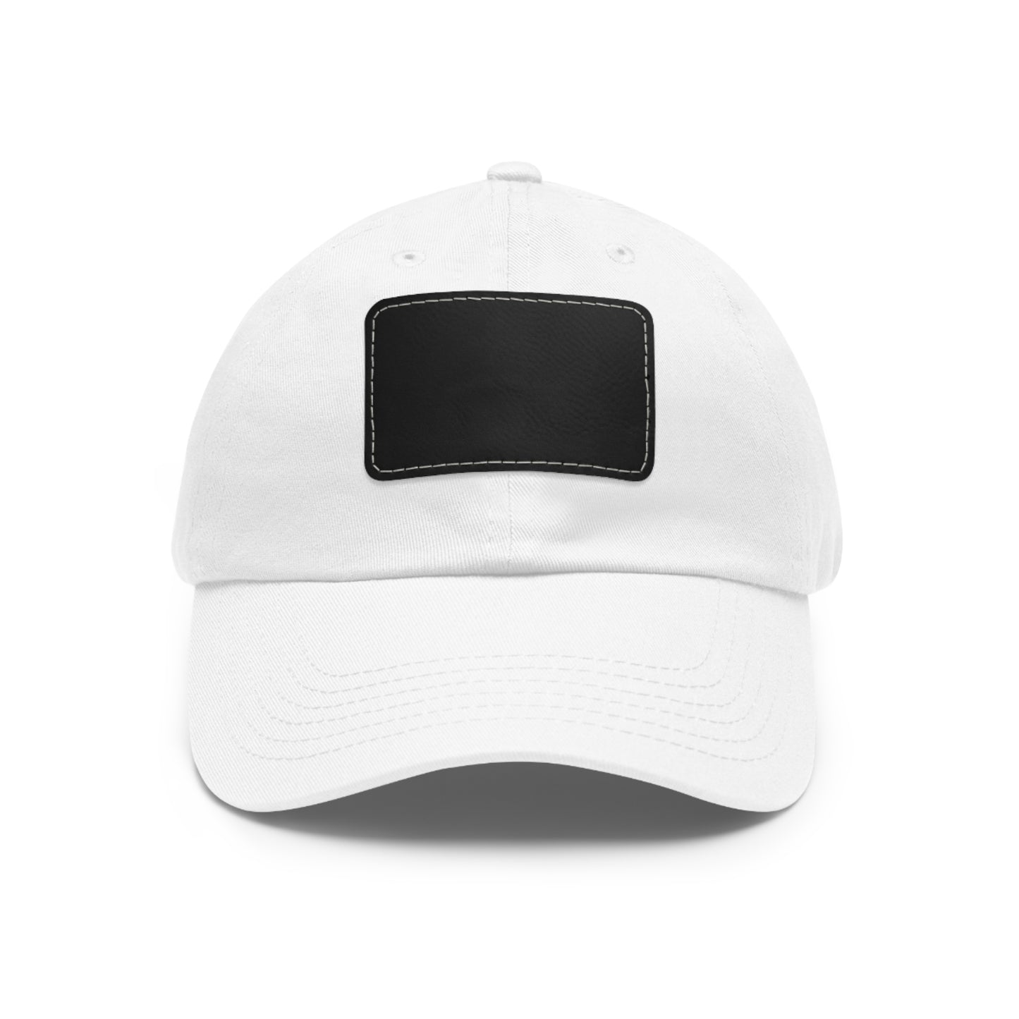 Dad Hat with Leather Patch (Rectangle) - Personalize With Country Flags