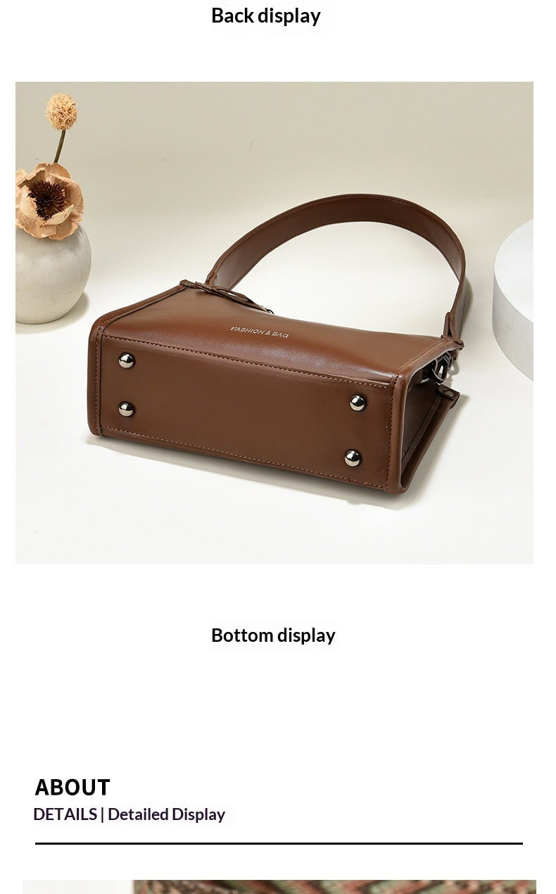 Women’s Small Square Bucket Crossbody Shoulder Bag