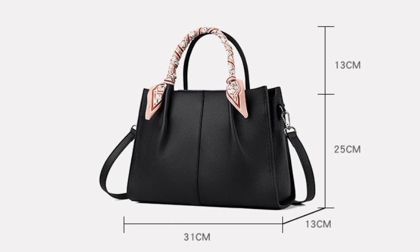 Leather Fashionable Crossbody Tote Bag For Women