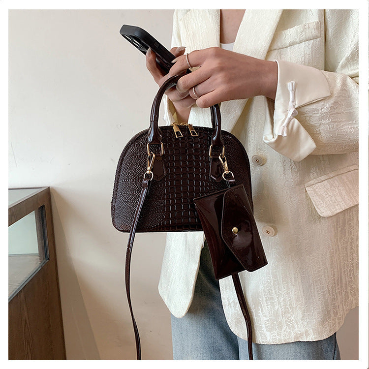 Women's Simple Shoulder Messenger Bag Shell Bag