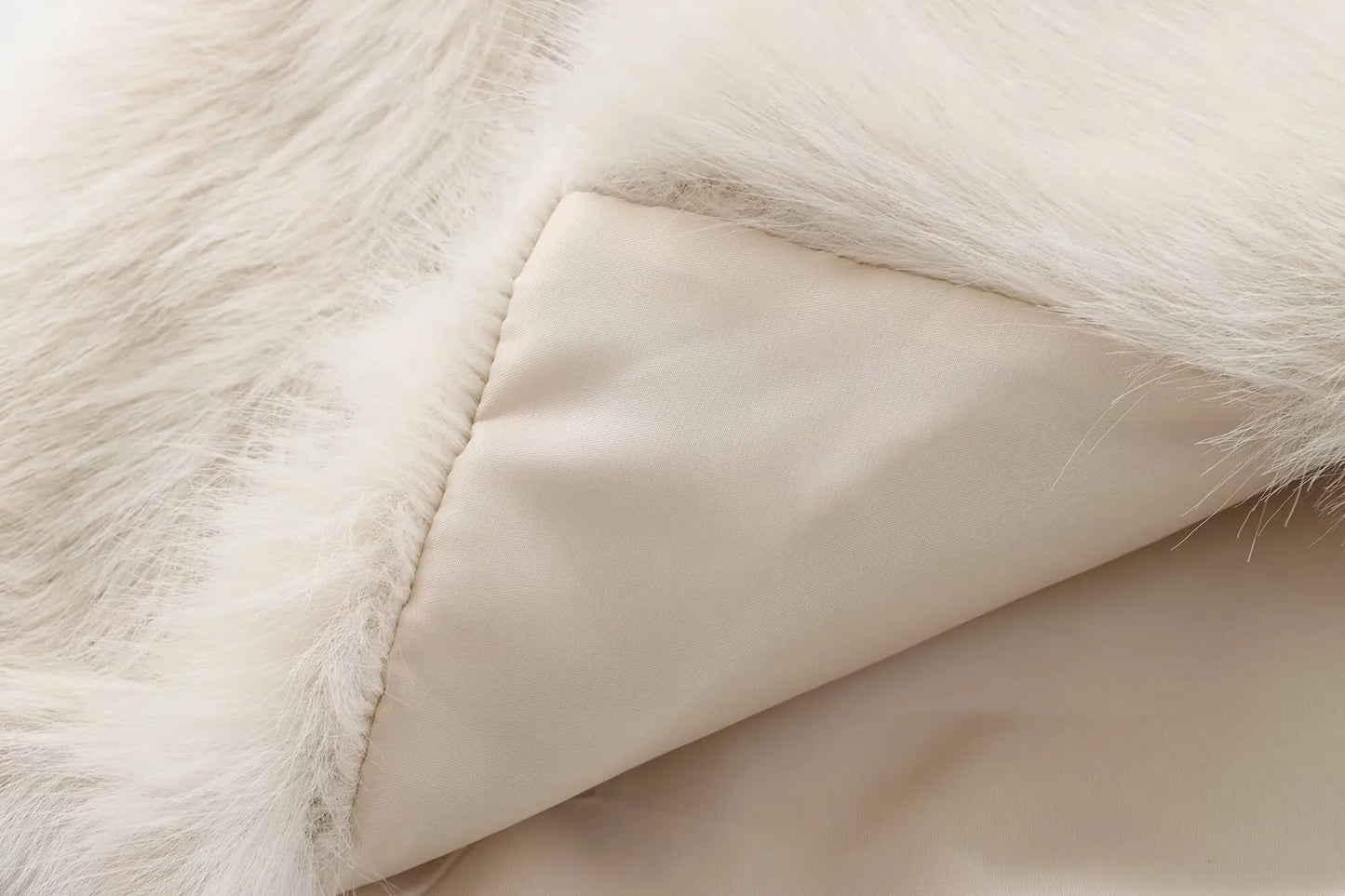 French Style Large Lapel Artificial Fur New Plush Coat