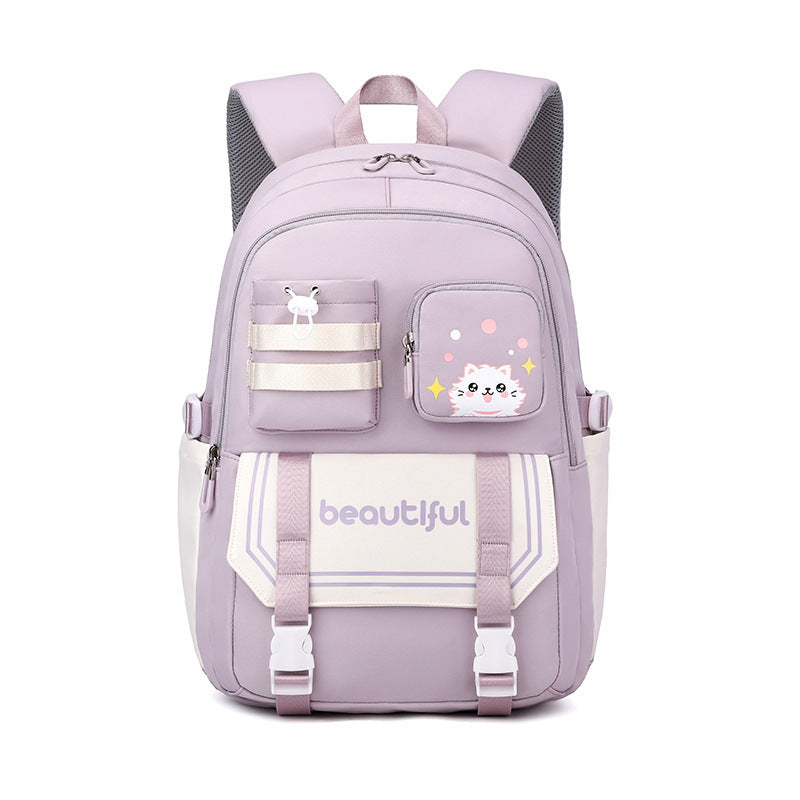 Large Capacity Schoolbag For Primary School Girls Cute