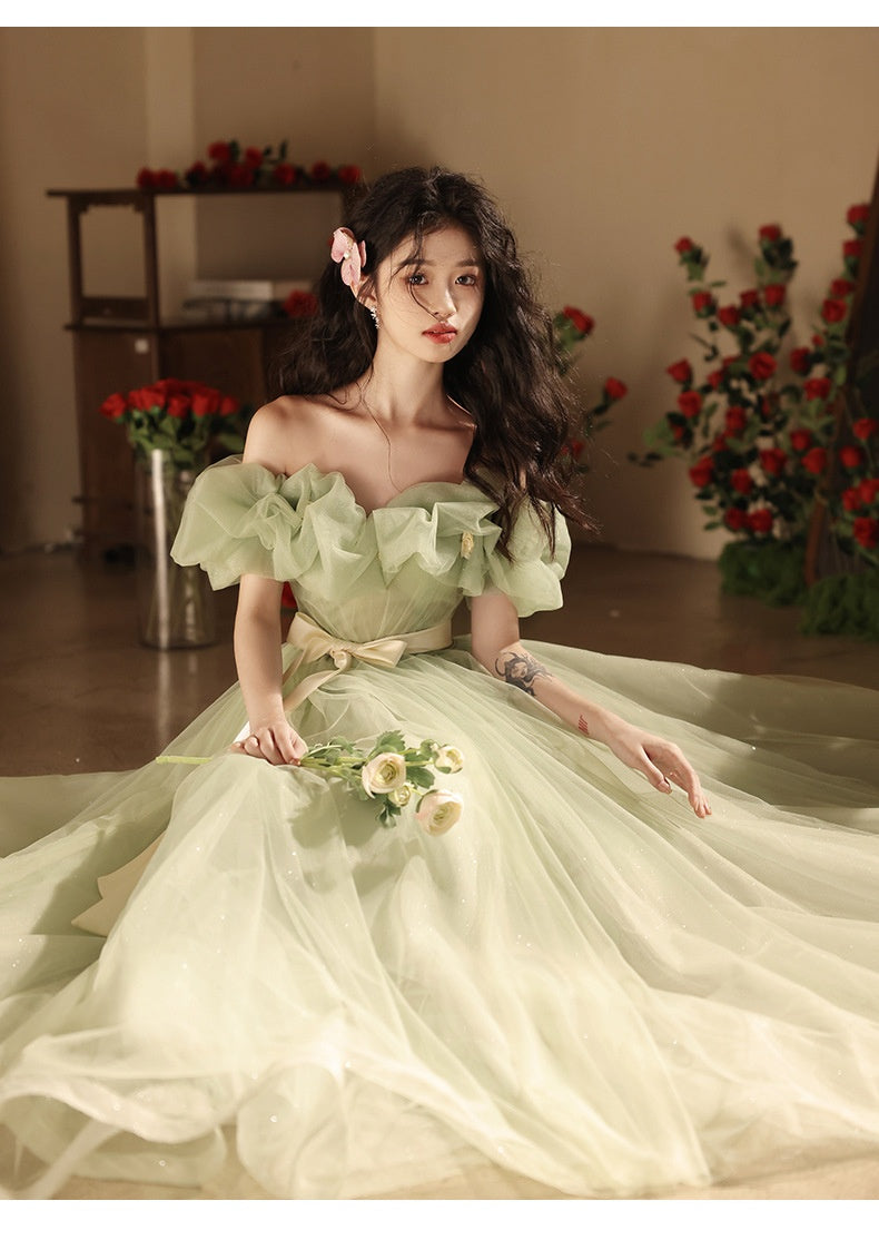 Off-shoulder Evening High-end Affordable Luxury Niche Dress
