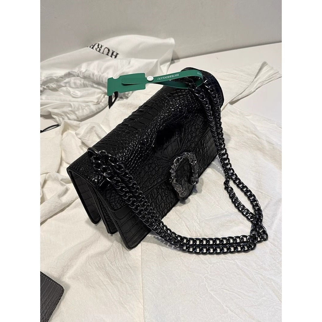 High-fashion Underarm Light-luxury Crossbody Small Square Bag