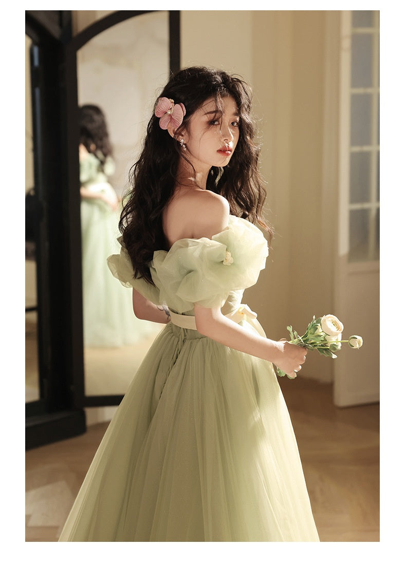 Off-shoulder Evening High-end Affordable Luxury Niche Dress