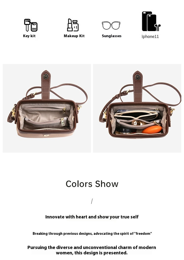 High-grade Casual Women's Niche Texture Shoulder Messenger Bag