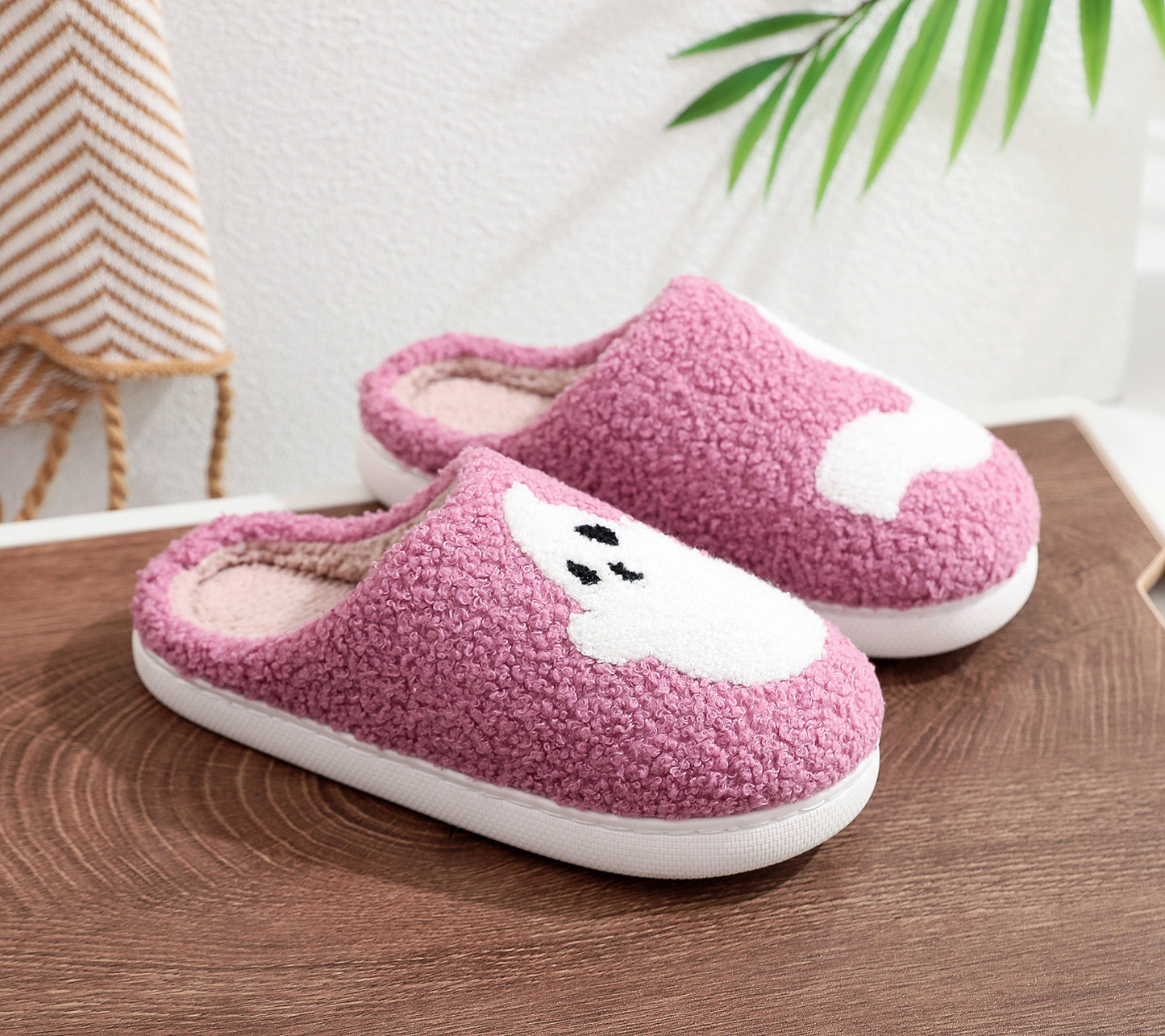 Halloween Ghost Home Cute Cartoon Household Cotton Slippers