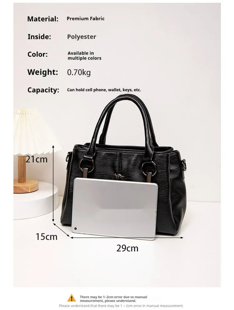Fashion Large Capacity Wholesale Women's Crossbody Soft Leather Bag