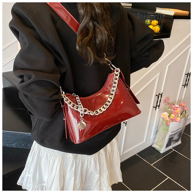 High-end Western Style Underarm All-match Special-interest Design One-shoulder Crossbody Bag