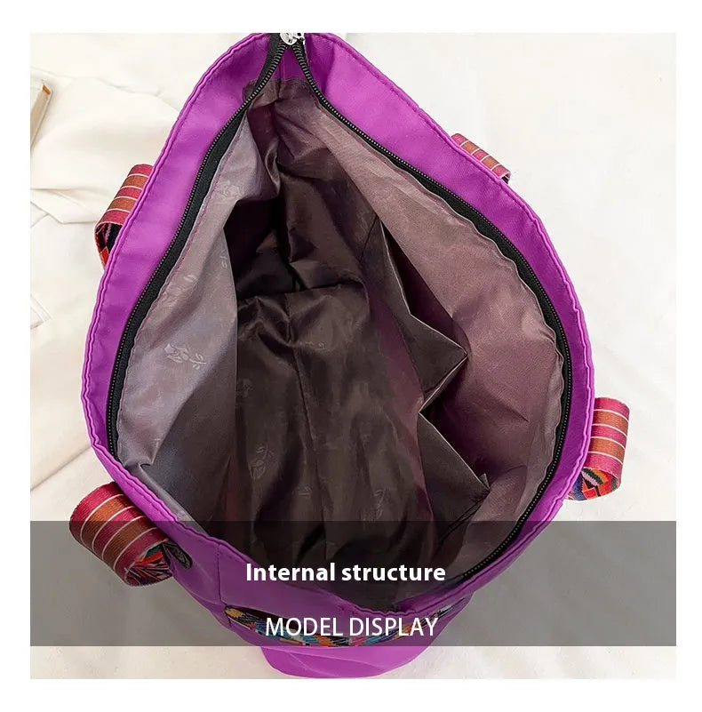 Women's Oxford Cloth Bag Portable And Fashion Shoulder Bag