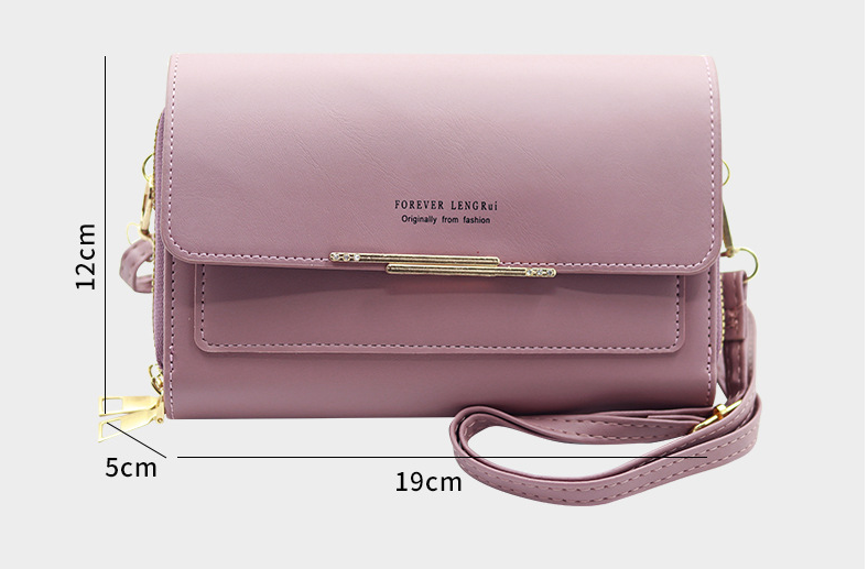 Women's Fashion Versatile PU Multi-functional Shoulder Bag