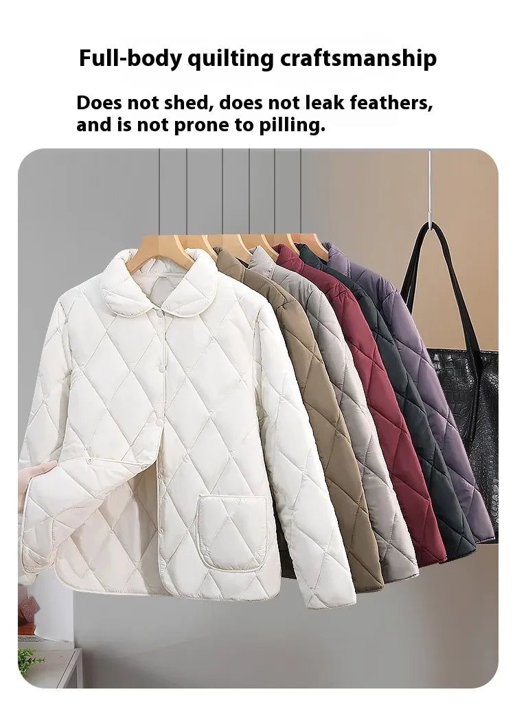 Women's Loose-fitting Lightweight Thin Coat Cotton-padded Jacket