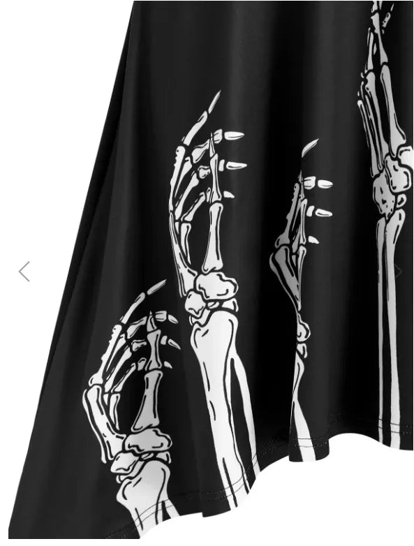 Women's Fashion Vintage Print Dress