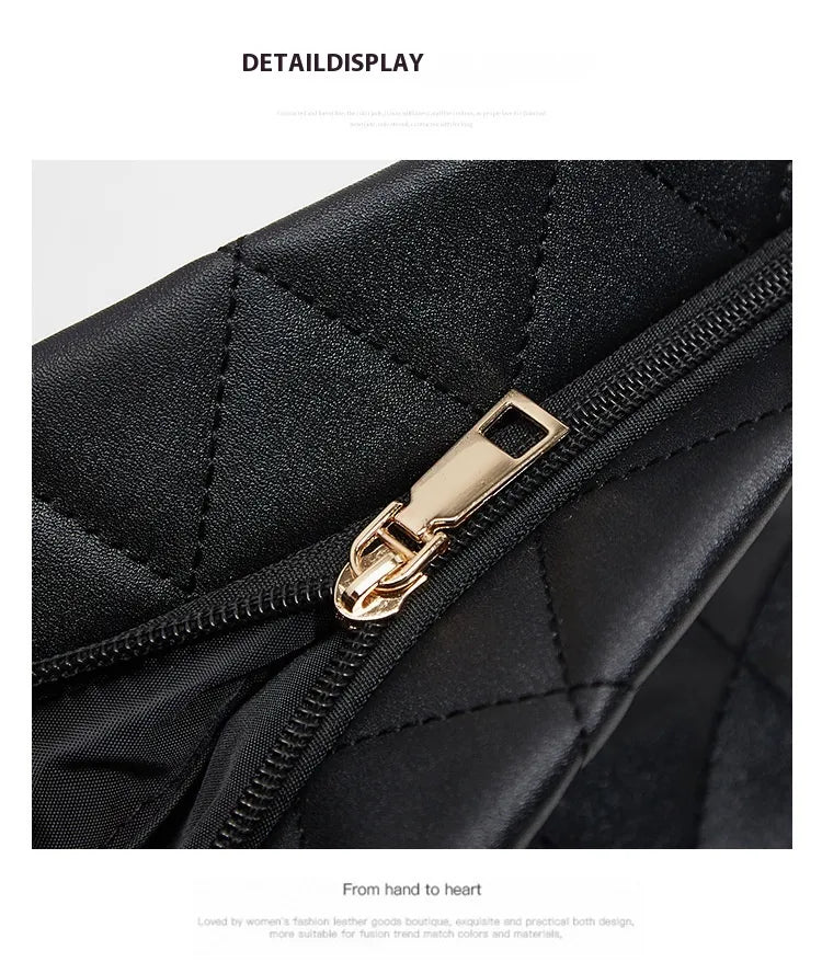 Rhombus Casual Tote Bag Vintage Chain Bag Shoulder