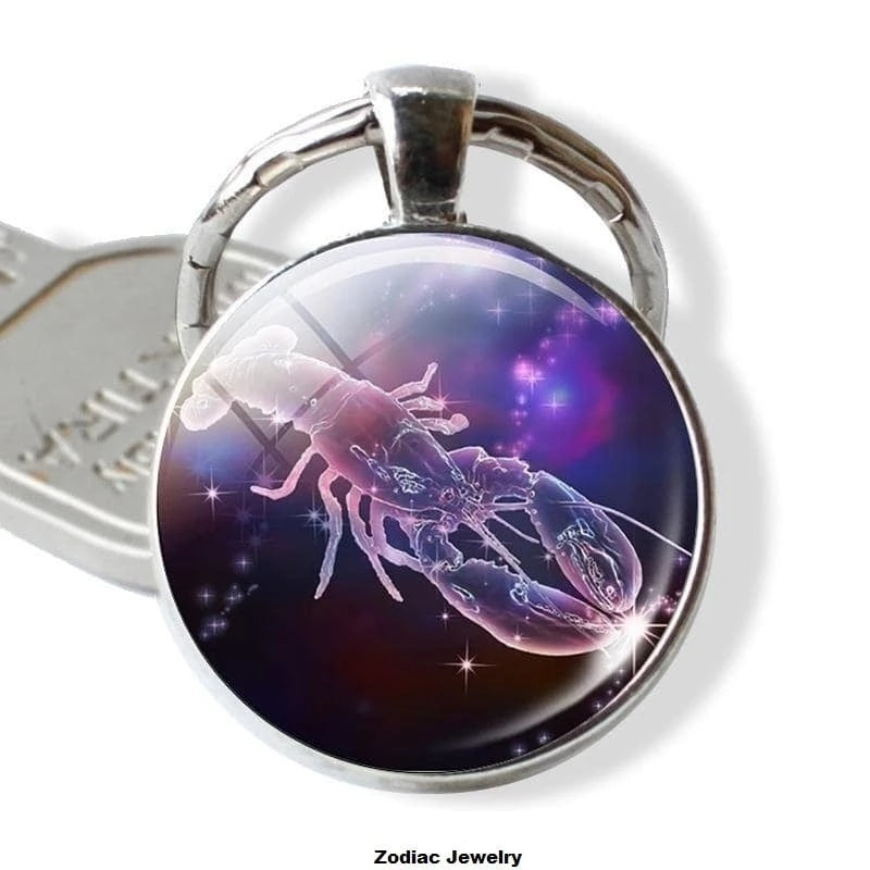 Twelve Constellation Keychain Birthday Gift