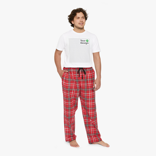 Men's Short Sleeve Pajama Set - Personalize With DAD Messages