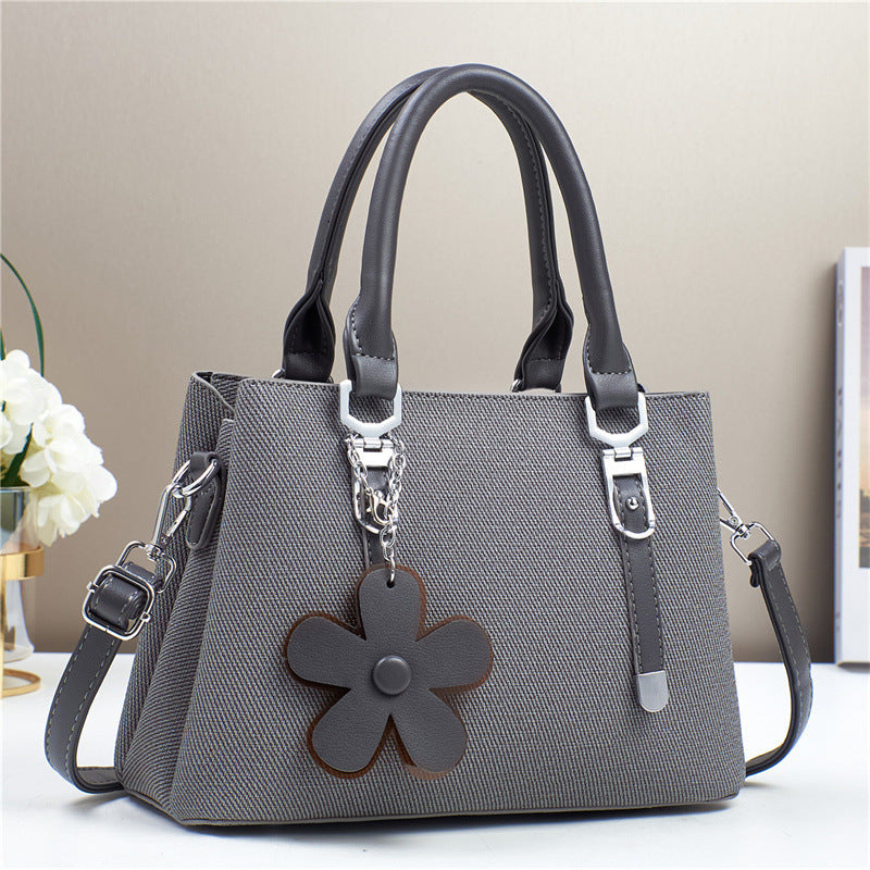 Western Style Large Capacity Exquisite Accessories Shoulder Messenger Bag