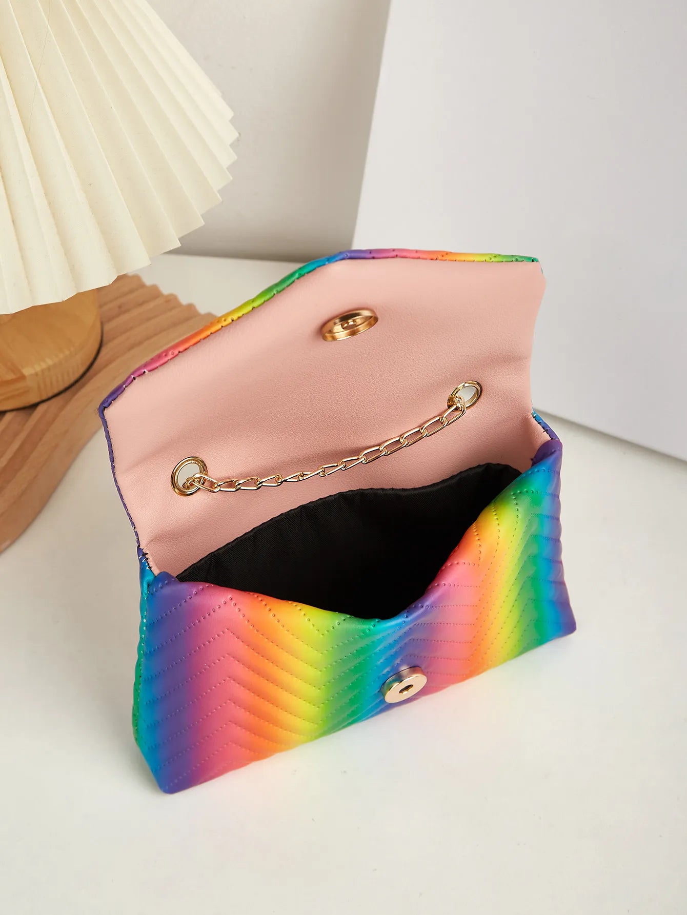 New Contrast Color Polyester Suitable For Portable Travel Lipstick Cosmetics Women's Bag