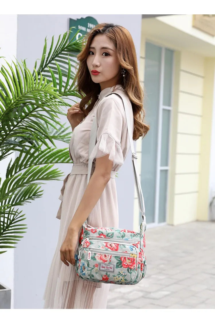 Printed Shoulder Bag Lightweight Outdoor Simplicity Travel