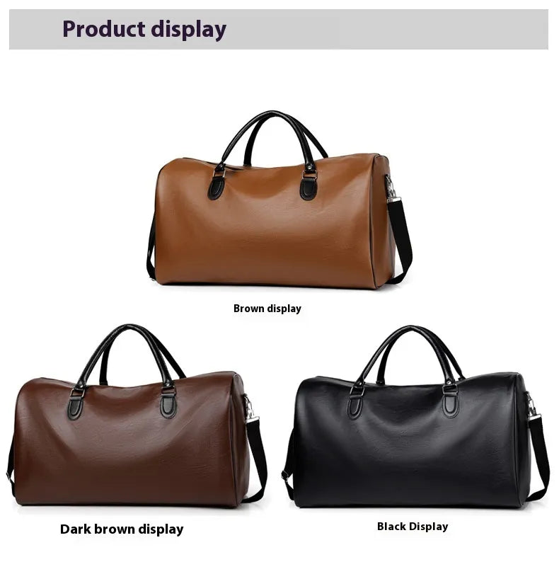 Fashion Commuter Leather Portable Travel Bag