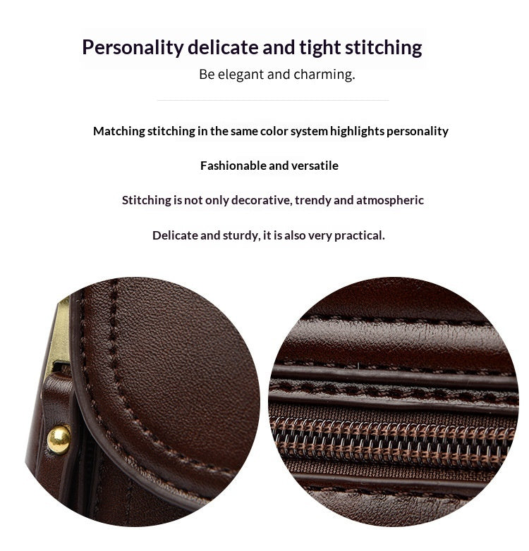 Retro High-end Textured Tote And Shoulder Bag
