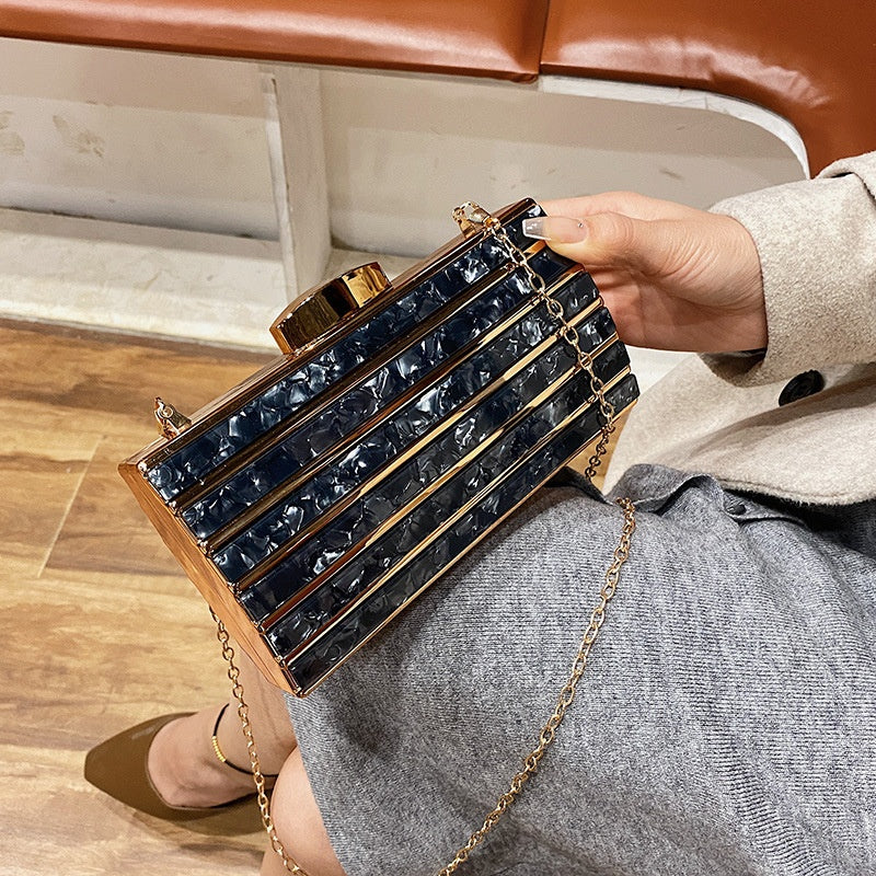 Women's High-end Patch Acrylic Evening Bag
