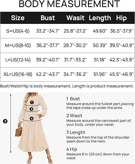 Autumn Long Sleeve Dress Casual Round Neck