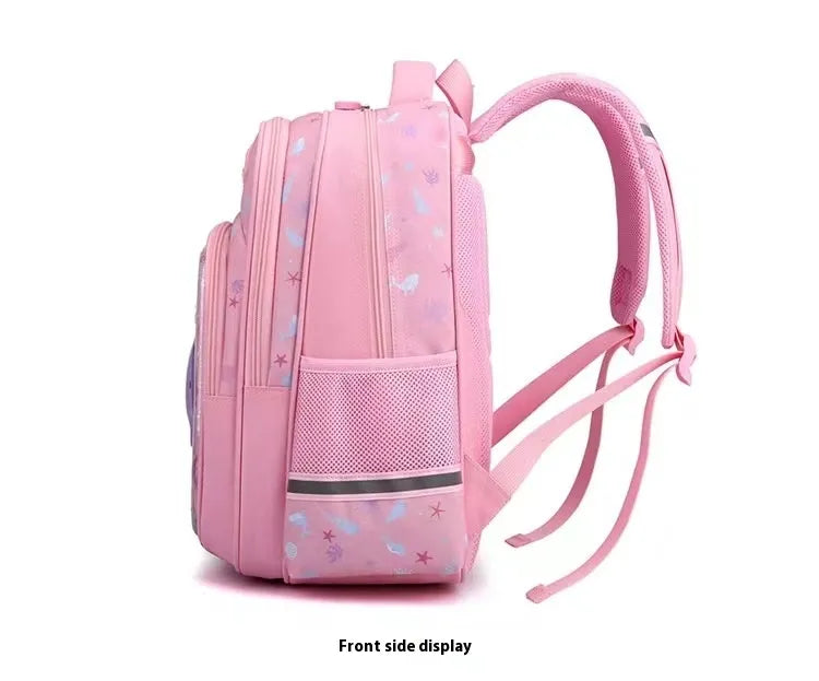 Decompression Waterproof Good-looking Mermaid Children Backpack