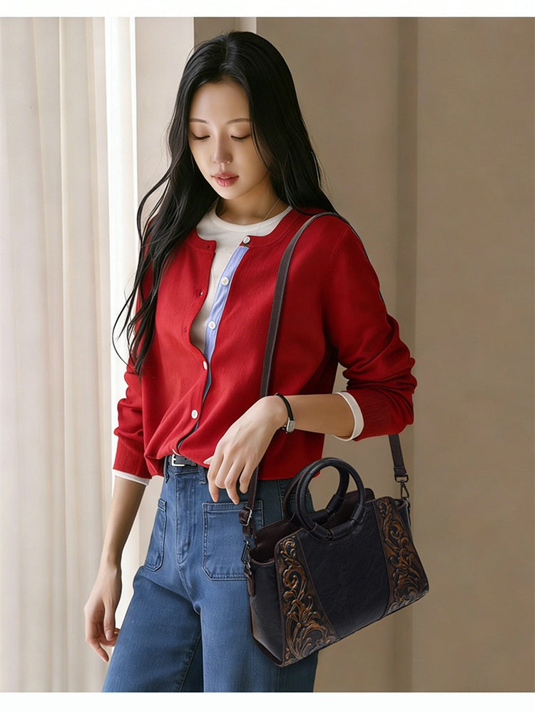 Large-capacity Shouldercarry Ethnic-style Womens Bag