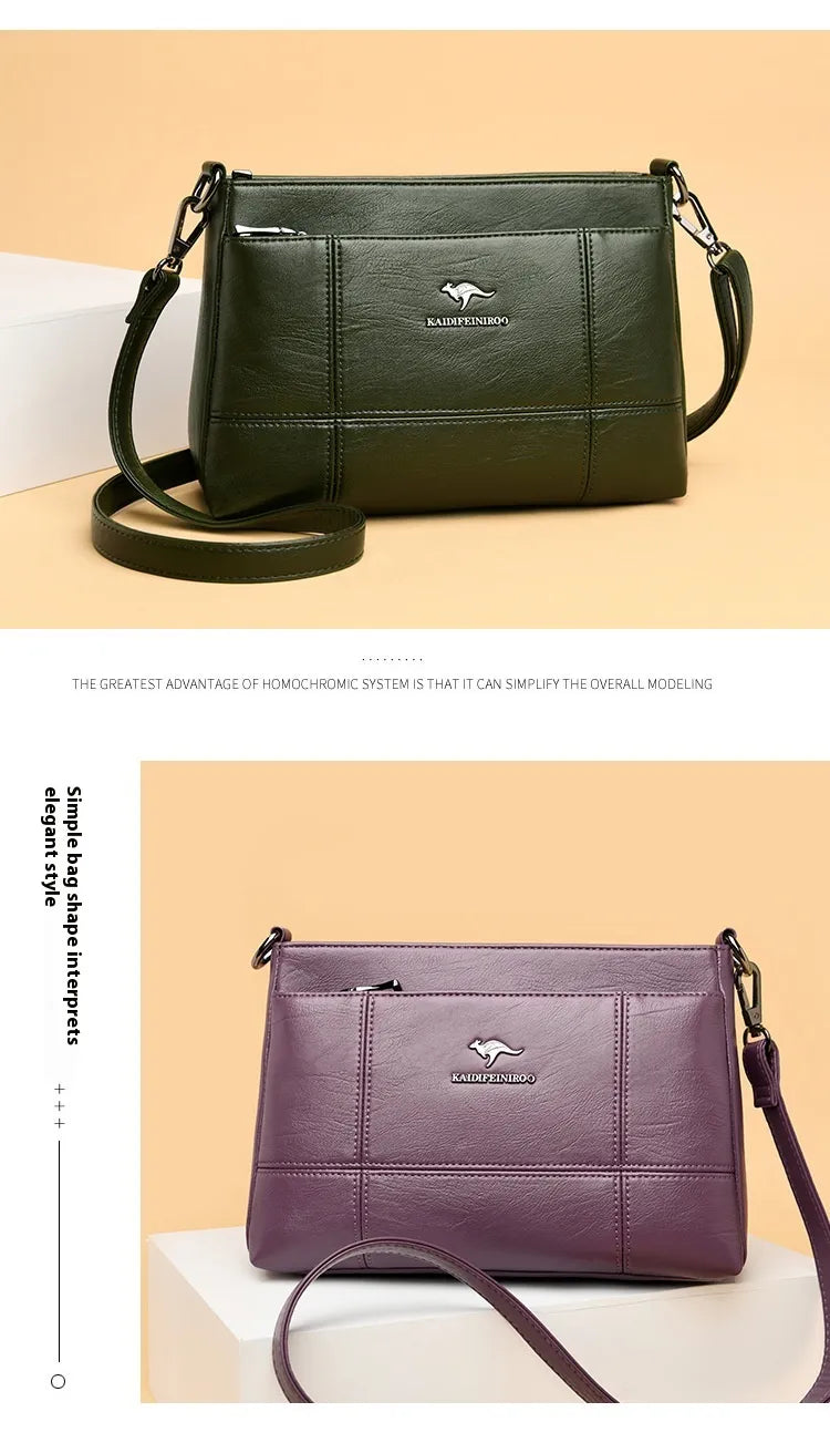Shoulder Messenger Bag Fashion Generous Handheld Small Square Bag