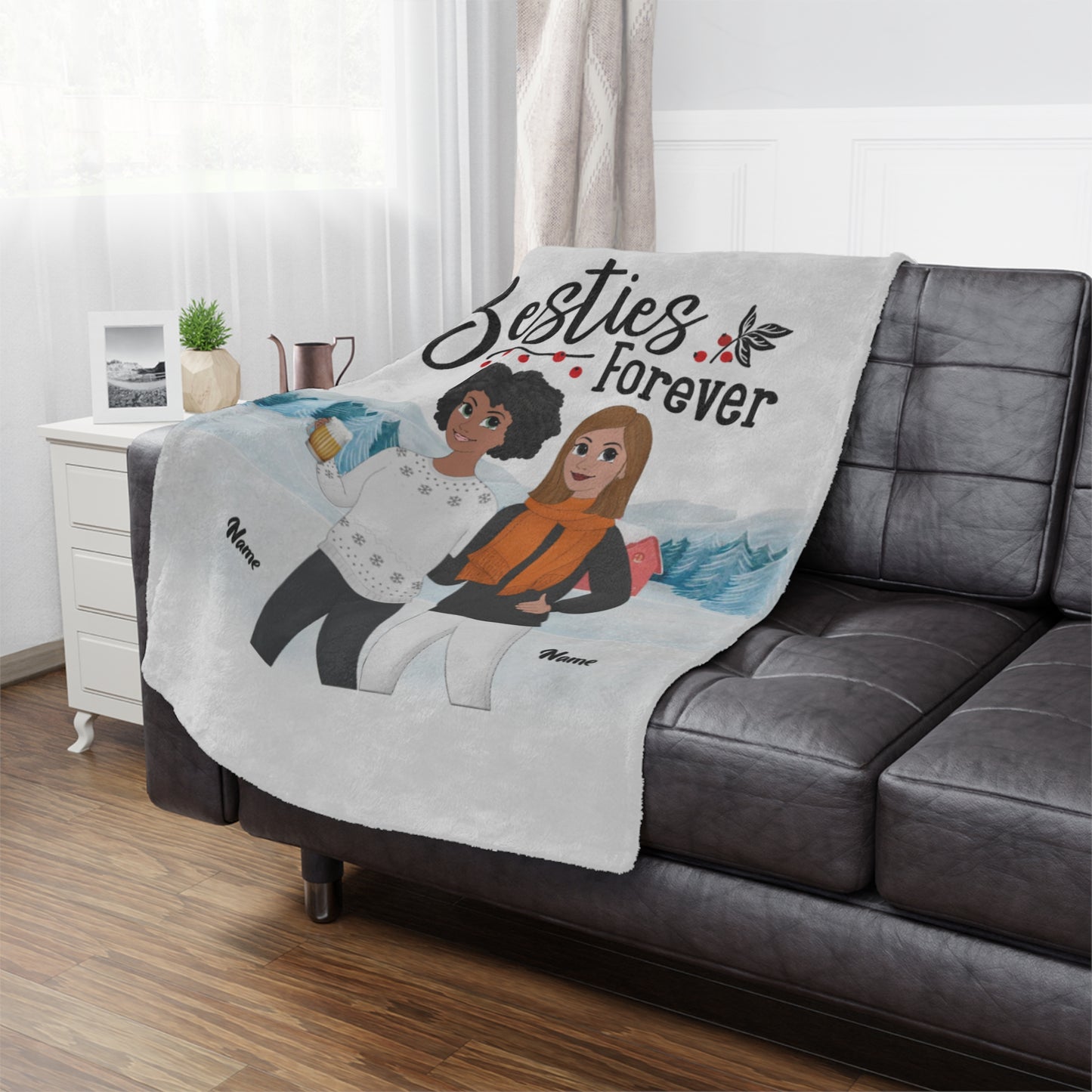 Microfiber Blanket - Personalized Gift For Besties