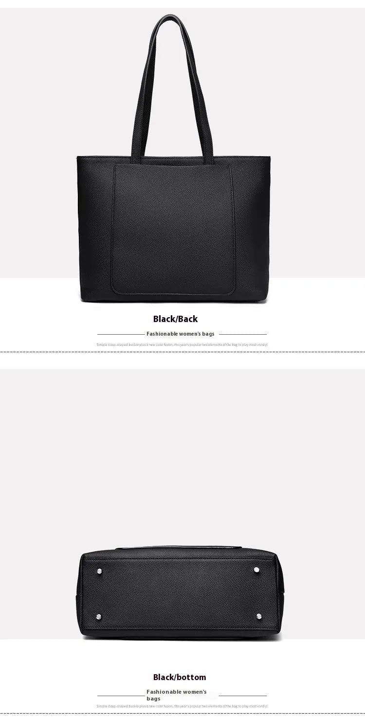 Tote Bag Women's Large Capacity Leather Shoulder Bag