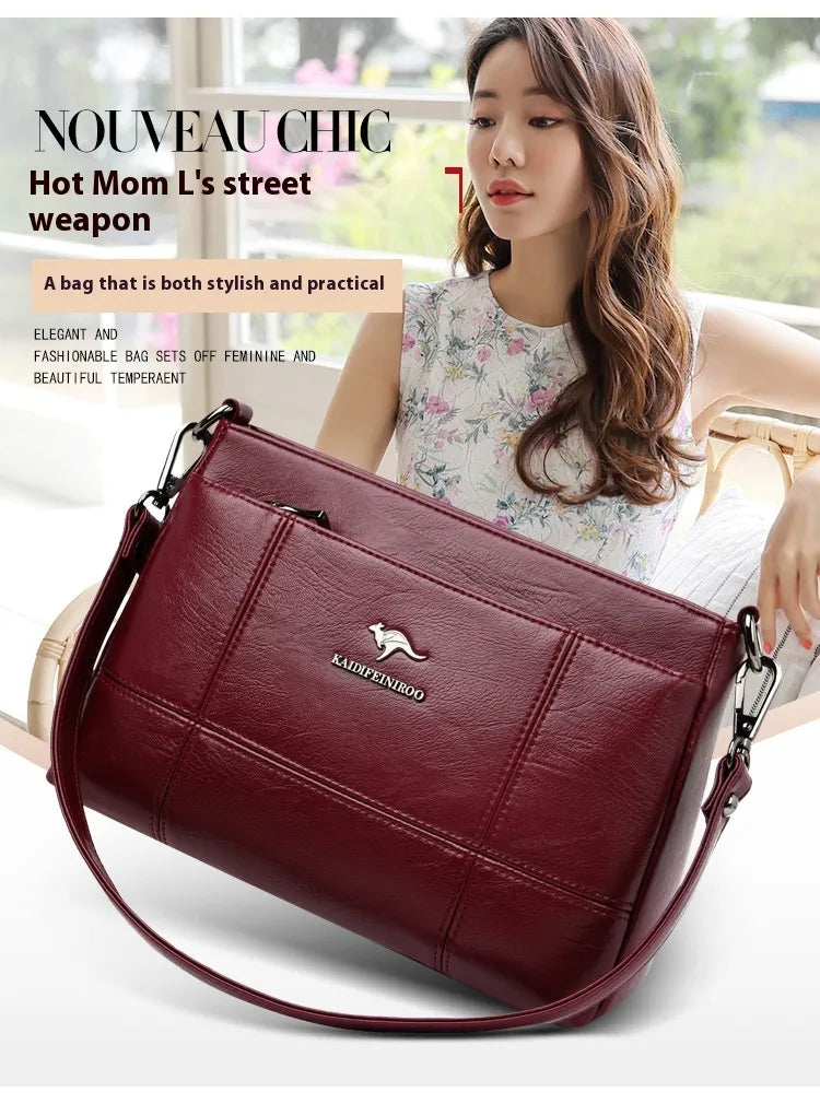 Shoulder Messenger Bag Fashion Generous Handheld Small Square Bag