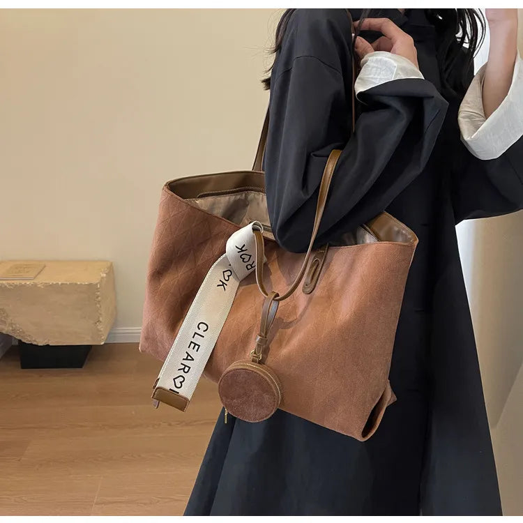 Casual Large Capacity Totes Women's Large Shoulder Bag