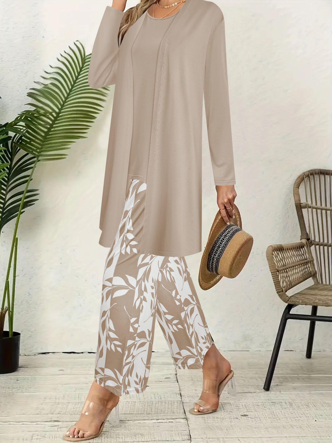 Casual Coat Vest Pants Three-piece Suit