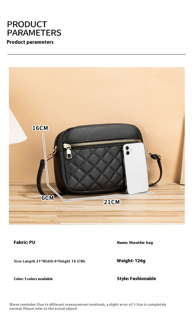 Stylish Good Texture Large-capacity Crossbody Bag